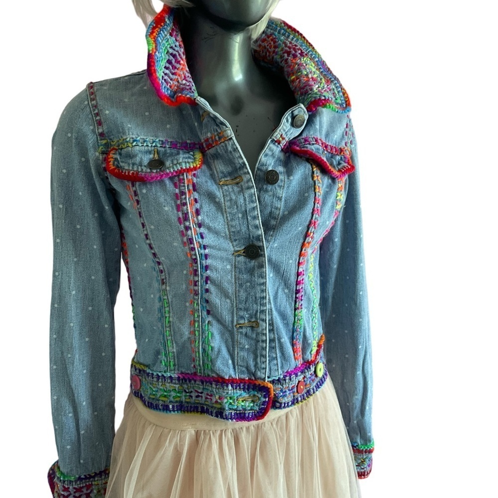 Vintage Hand Embroidered Cotton Jacket >$250 on other site